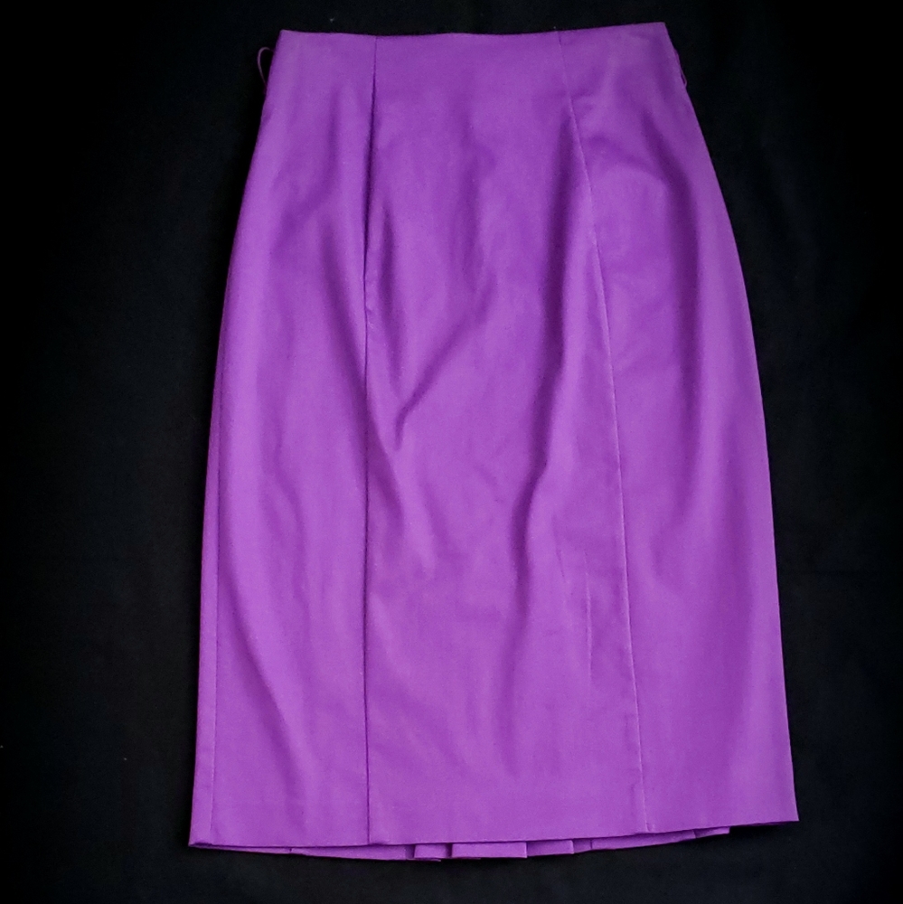 Purple worthington pencil skirt